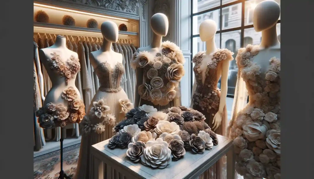 LifestylesBuzz - 3D Floral Rosettes: Adding Dimension to Outfits