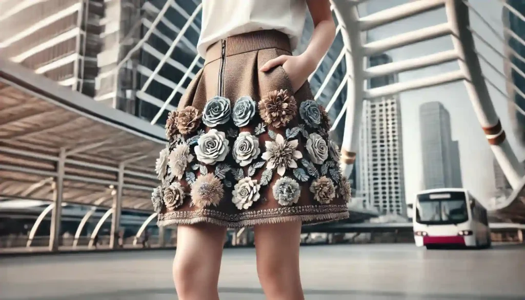 LifestylesBuzz - 3D Floral Rosettes: Adding Dimension to Outfits