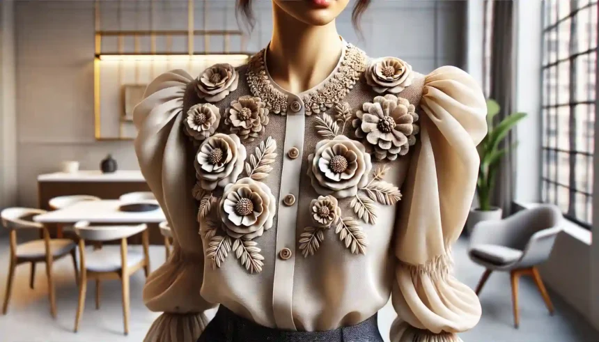 LifestylesBuzz - 3D Floral Rosettes: Adding Dimension to Outfits