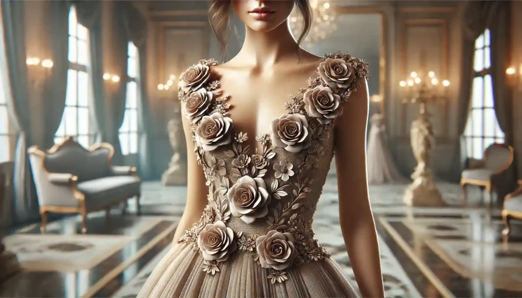 LifestylesBuzz - 3D Floral Rosettes: Adding Dimension to Outfits