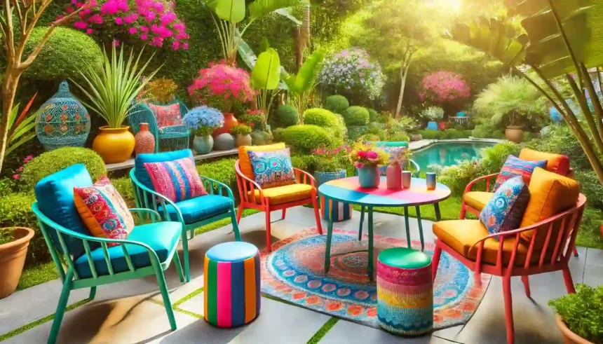 LifestylesBuzz - Colorful Outdoor Furniture: Summer Decor Trends 2024